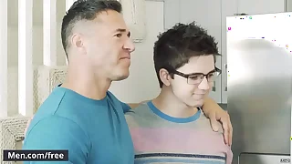 Slim twink (Will Braun) shove his hard cock up to (Jake Porter's) ass - Men.com